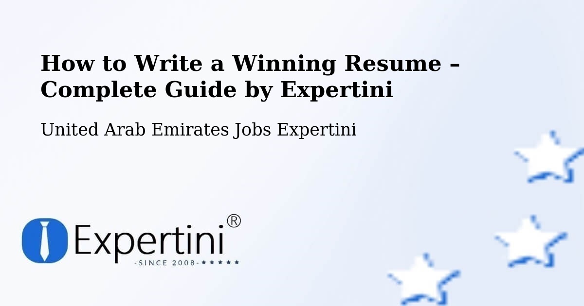 Resume Writing Guide for Job Seekers – Manama - Manama, United Arab Emirates Jobs Expertini